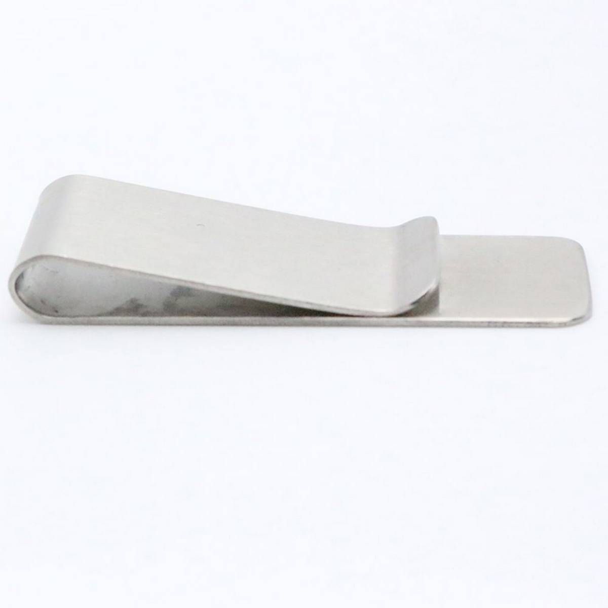 Mini Stainless Steel Money Clip Wallet Credit Card Id Cash Holder Cn