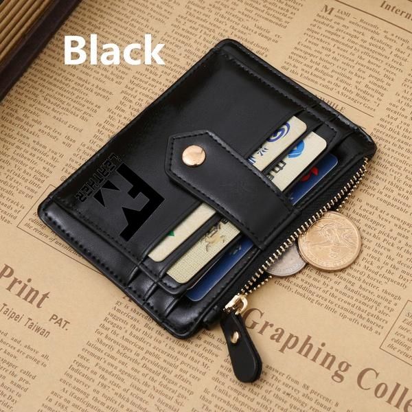 Leather Men Women Wallet & Card Holder
