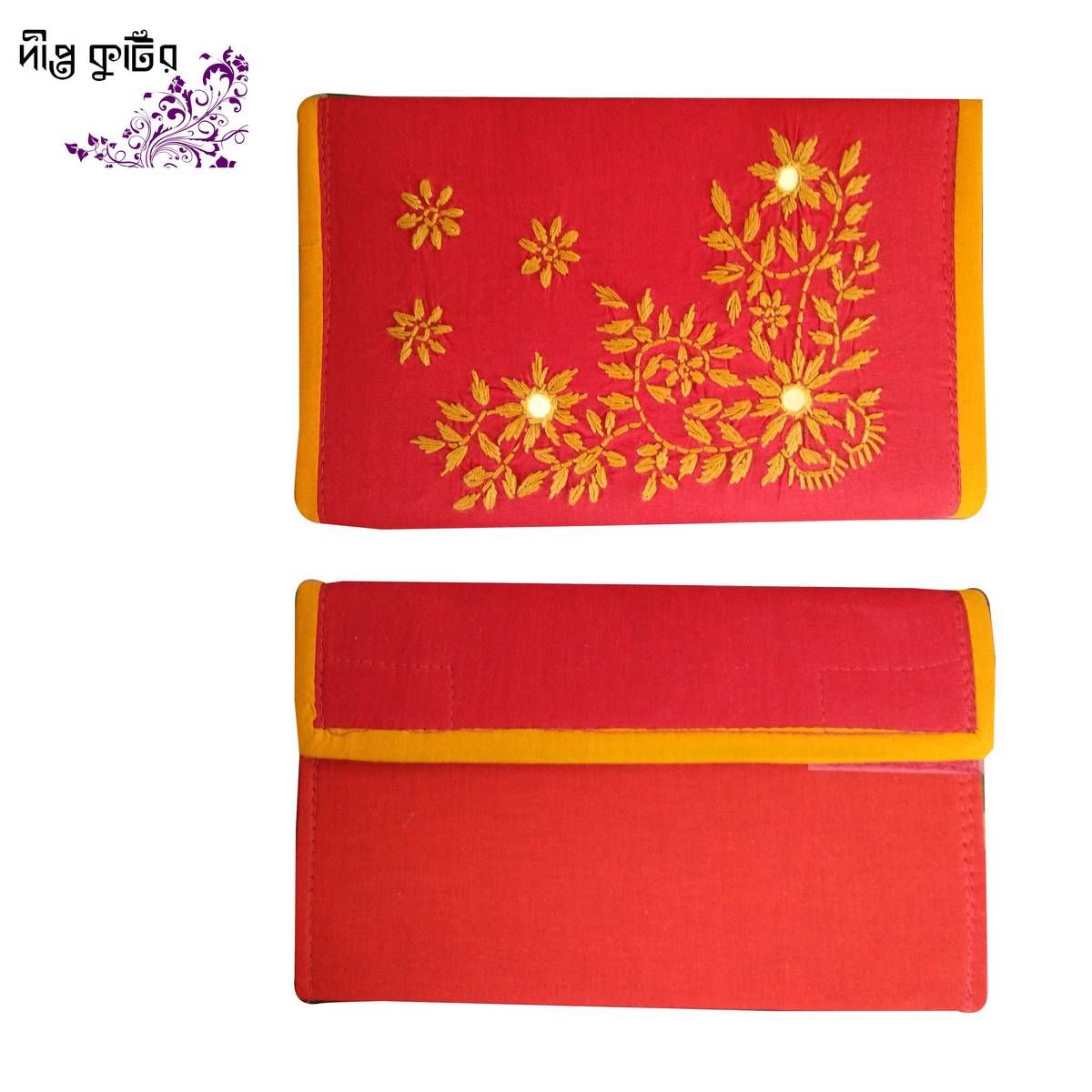 Women Luxury Hand bag Handi Craft Women Ladies Parse Wallet Long Fashion Hand Bag Mobile Phone Bag Card Holder Bag Thin Wallet Bag Hand Stitched Cotton Fabric Hand Bag