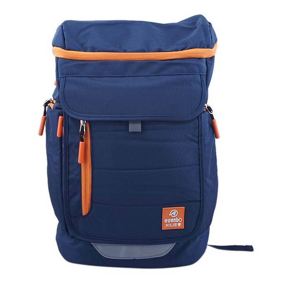 Polyester Backpack For Men - Midnight Blue