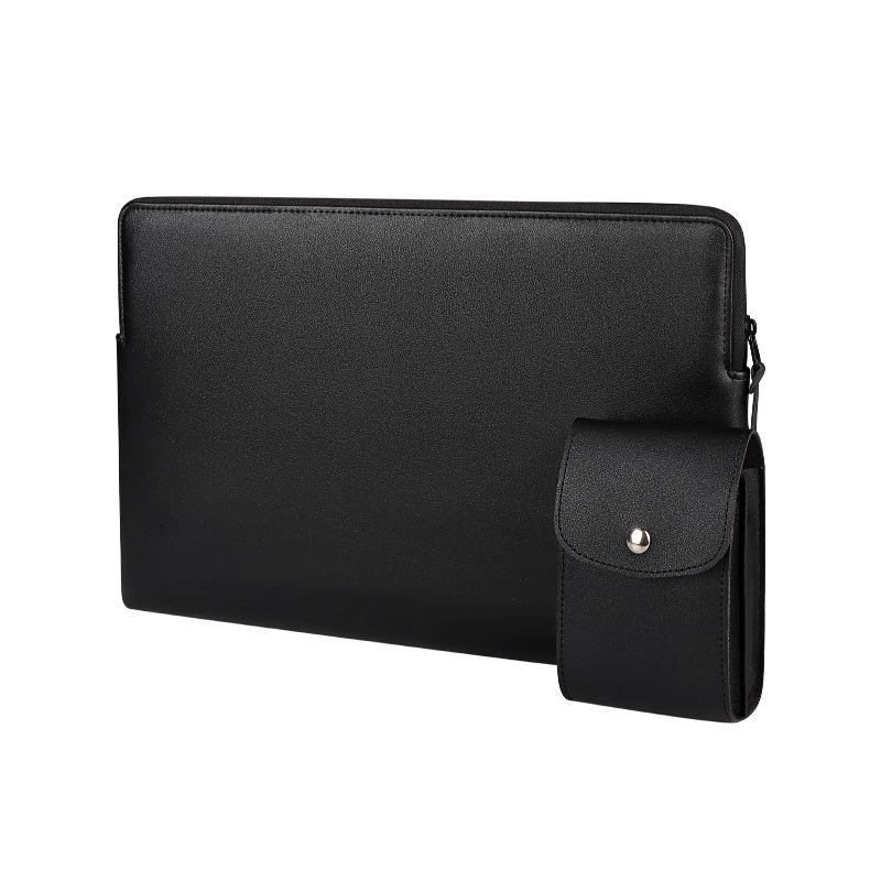EverToner New PU Leather Waterproof Laptop Bag 13.3 14 15.6 inch Notebook Sleeve Case For Macbook 13 inch Air Pro hp acer dell Women Men