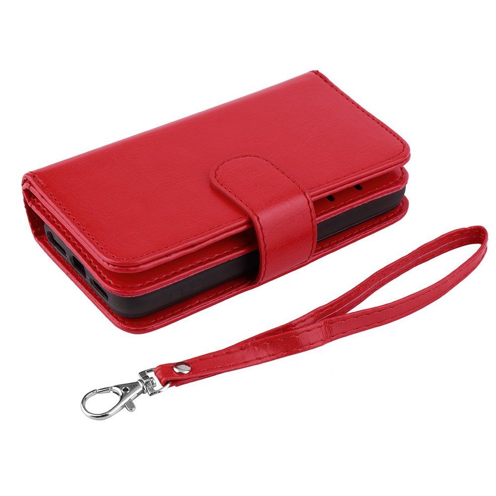 New PU Leather Flip Case Card Cash Wallet Cover For Various Mobile Devices