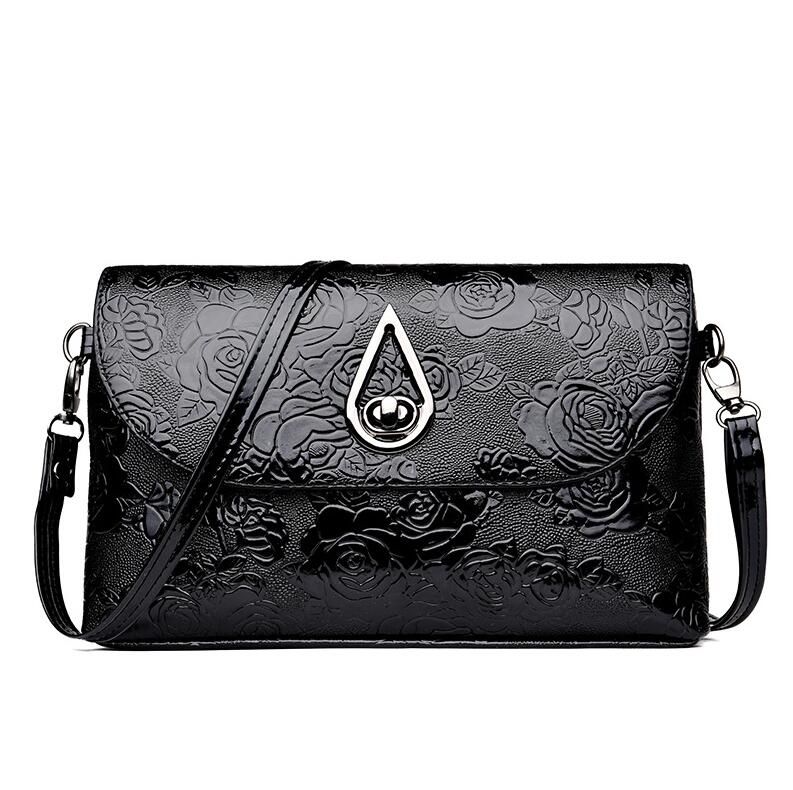Yogodlns Luxury Hands Women Designer Flower Embossed Shoulder Envelope Flap Crossbody Lady Purse bolso Ladies handbag
