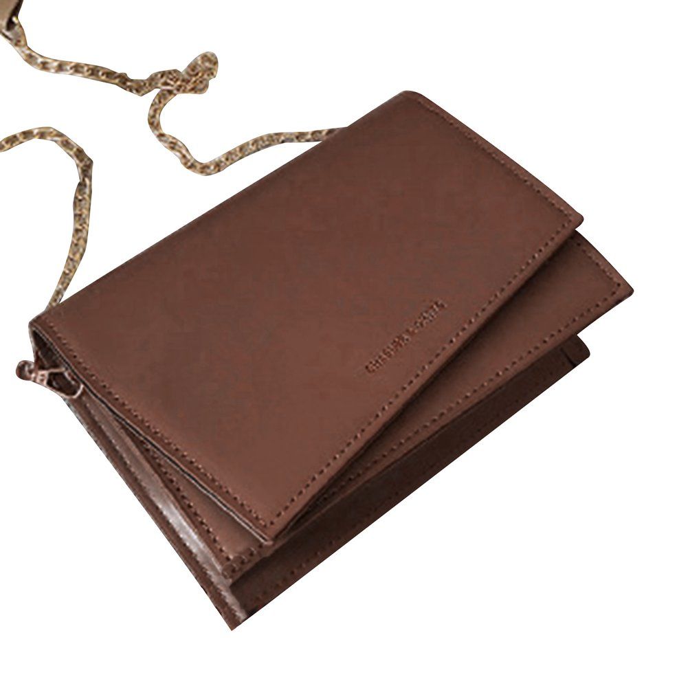 Chain small square bag oblique cover letter fashion casual bag female niche female bag shoulder diagonal bag