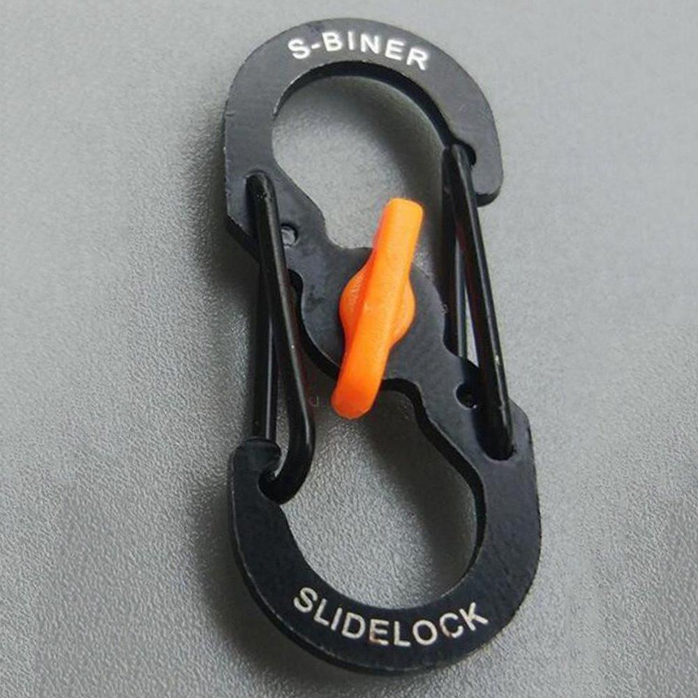 1pc 8 Shape Camping Hiking Outdoor Mountaineer Buckle Hanging Hook Clip