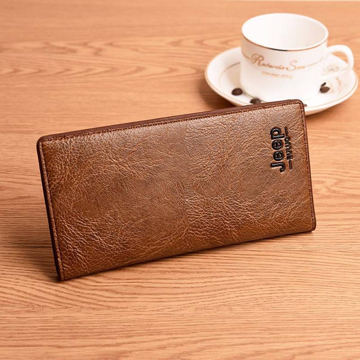 High quality Fashionable Huge Capacity Thin Men's Long Wallet
