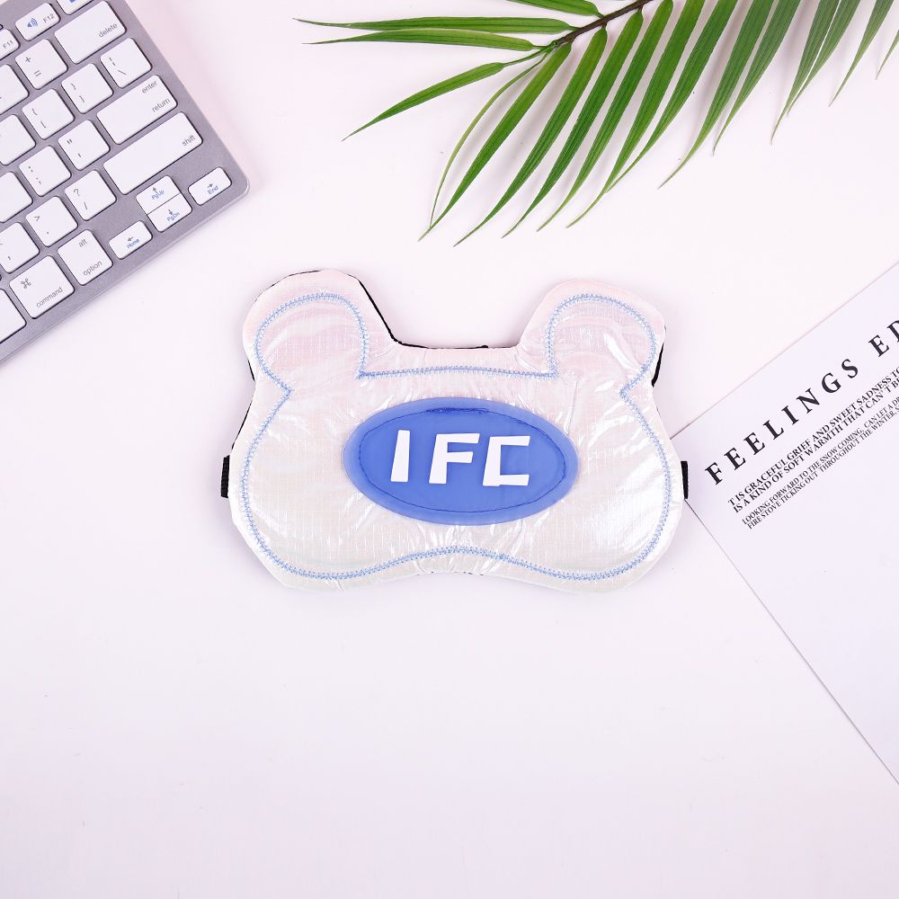 Minigood Cute And Contrasting trendy bear eye mask( 1 piece)