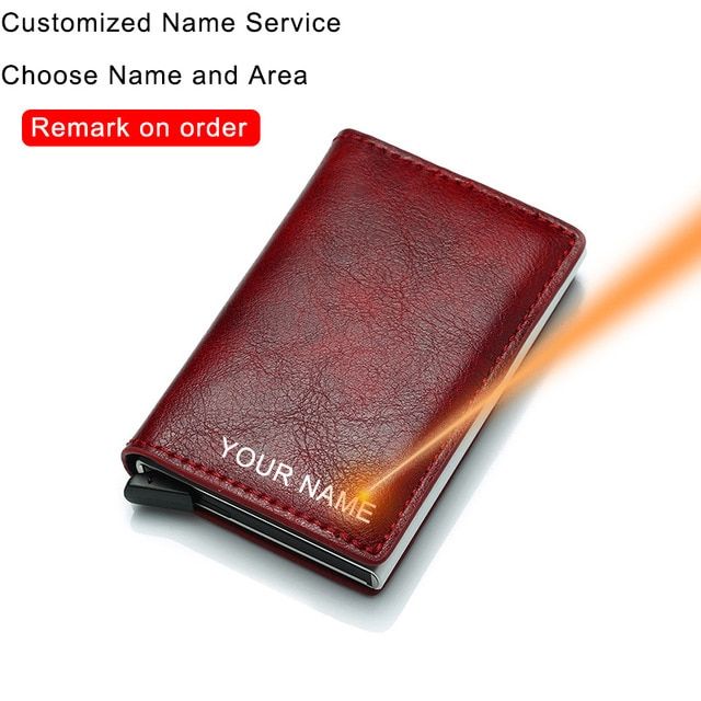 Carbon Fiber Rfid Card Holder Men Wallets Money Bag Male Vintage Black Male Purse 2020 Small Leather Mini Wallets Walets