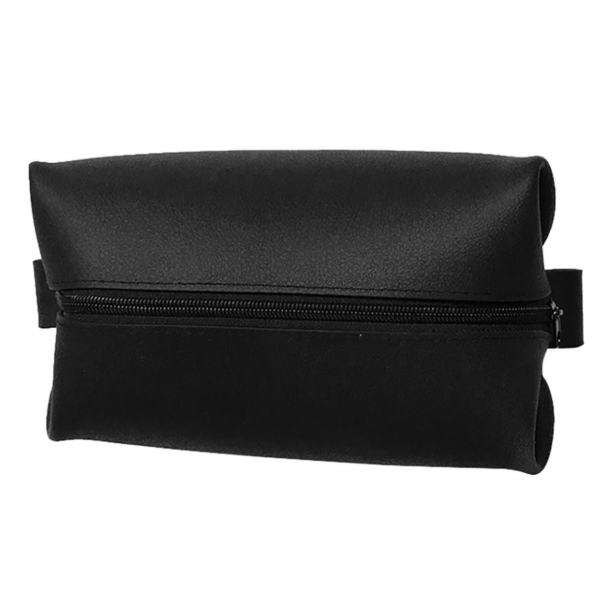 Bathroom Travel Bag Silicone Waterproof Toiletry Storage Bag Handbag Organizer Portable Make Up Case Pouch Black