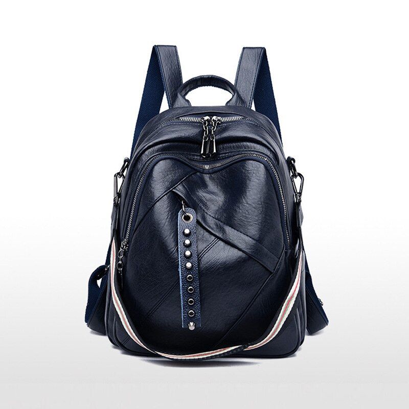 AMELIE GALANTI Backpack female backpack 2020 new wave travel soft leather backpack wild multi-function anti-theft female bag