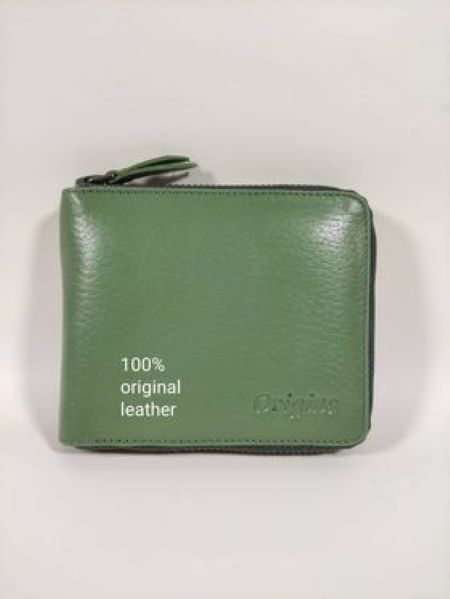 Vintage Crazy Horse Leather Wallet Men Purse Leather Men Wallet Short Style Clutch Bag Men Coin Bag Money Clips Chain