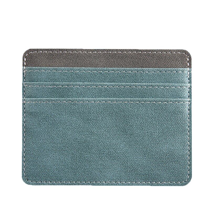 Slim Card Bag Men Thin Business Card Holder Wallet Unisex Bank Credit Card Id Cards Coin Pouch Case Bag Wallet Organizer Women