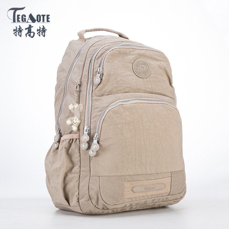 TEGAOTE 2021 Women Backpack for Teenage Girls Kipled Nylon Backpacks Mochila Feminina Female Travel Bagpack Schoolbag women bag
