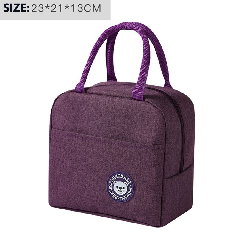 Lunch Box Bag Bento Box Insulation Package Thermal Food Picnic Bags Pouch