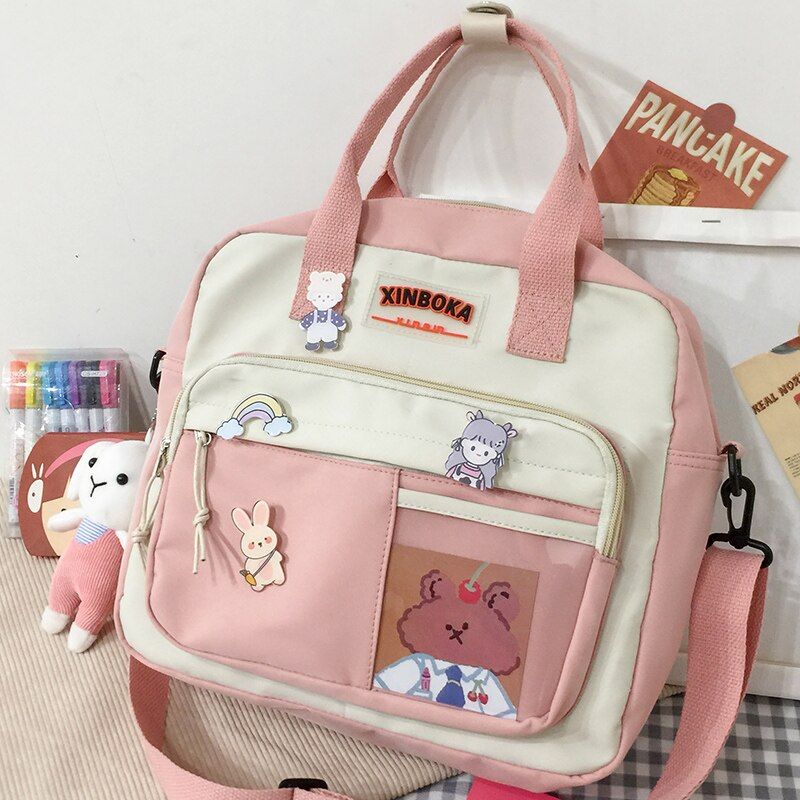 Small Tutorial Backpack Women Ins Korean Multi-functional School Backpacks for Teens Female Cute Waterproof Shoulder Travel Bags