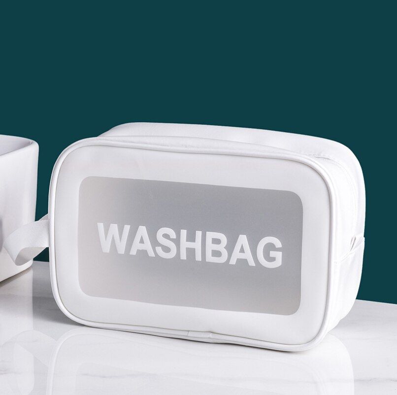 2021 Fashion Cosmetic Bag Women Zipper Make Up Case Transparent Makeup Bag Travel Organizer Storage Toiletry Beauty Wash Kit Bag