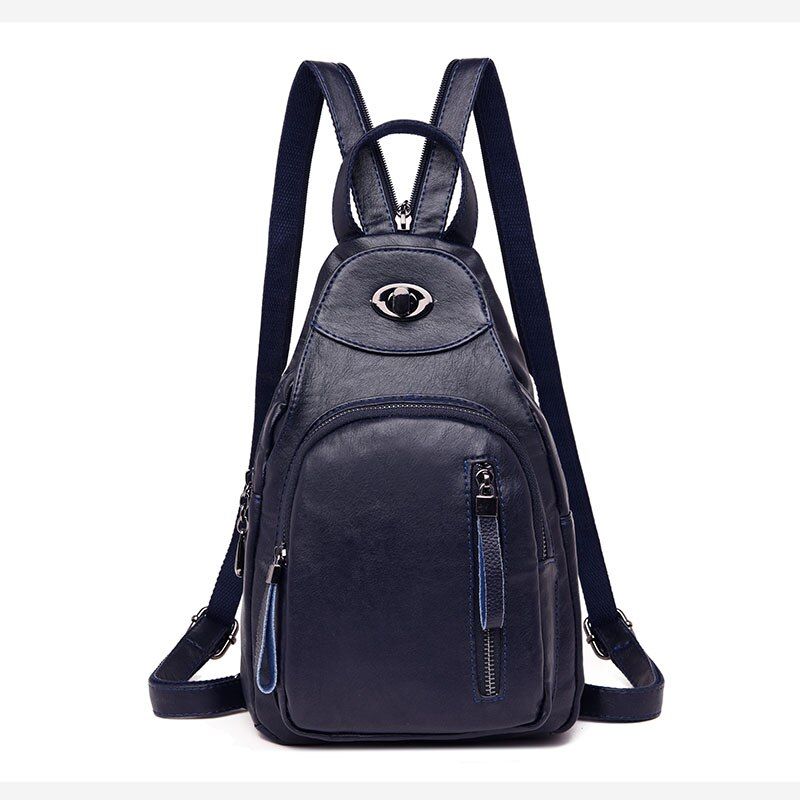 Fashion Leisure Women Backpacks Soft PU Backpacks Female School Shoulder Bags For Teenage Girls Casual Travel Back pack