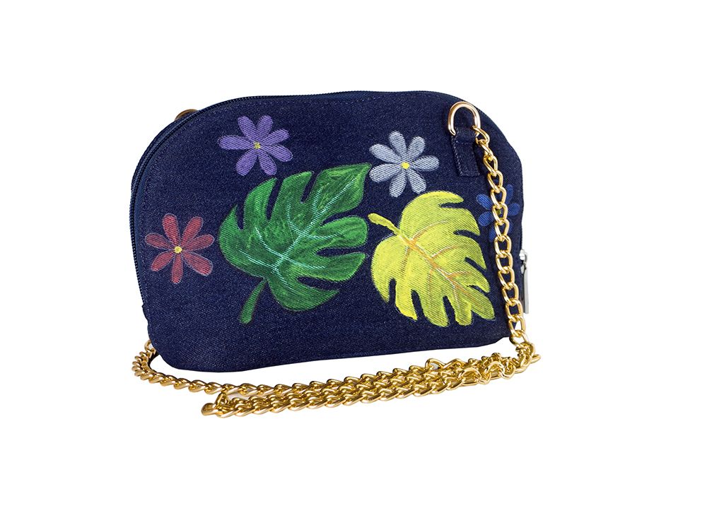 Fashionable Denim Hand Paint  Bag Women