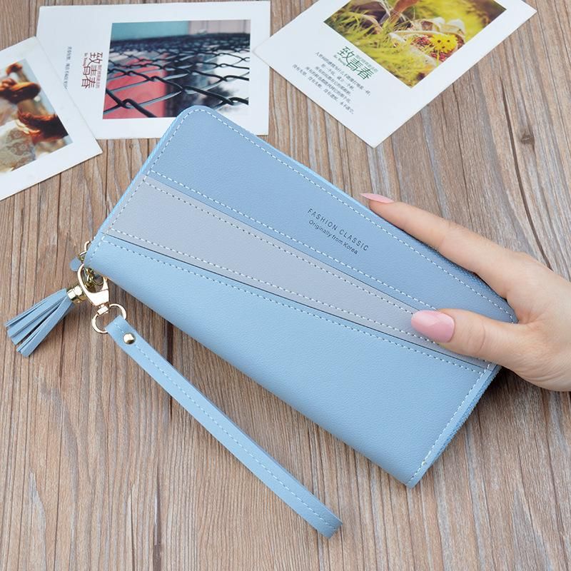 WOMEN FOREVERAR Long Design Lady Long Capacity Messenger Cell Phone Wallet Bag Ladies Purse