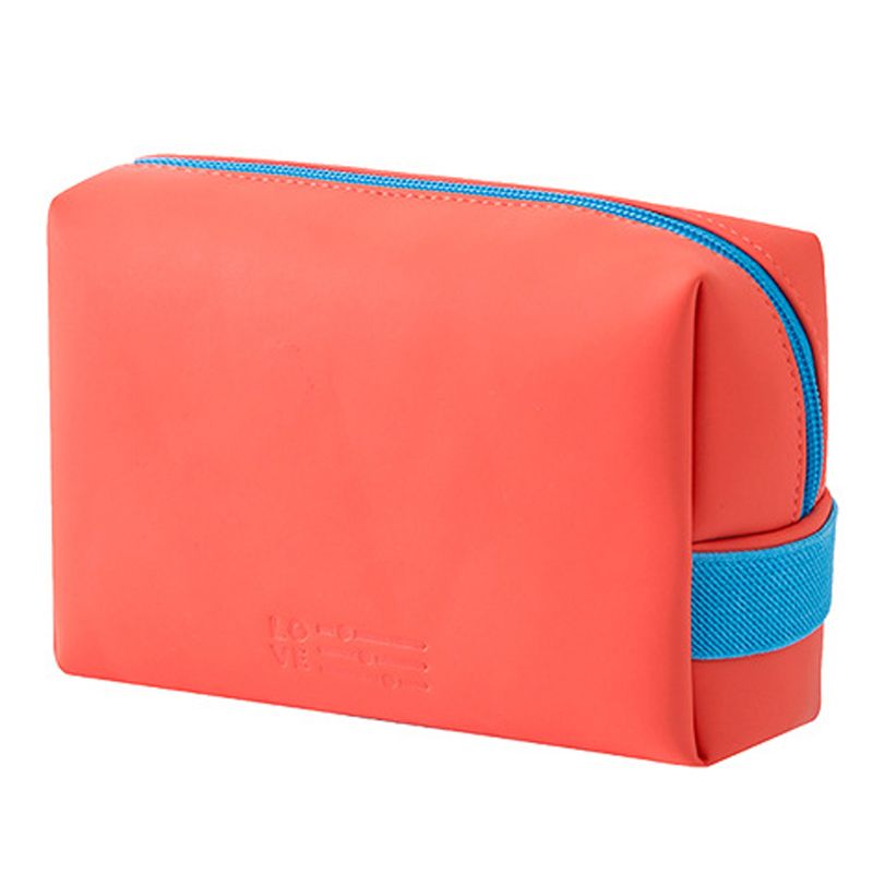 EverToner Women Travel Cosmetic Bag Waterproof Pu Cute Candy Colors Woman Makeup Bags Portable Toiletry Storage Bag Organizer Box