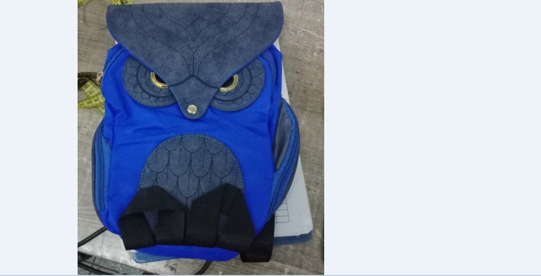2019 new ladies PU leather backpack owl cartoon fashion animal backpack bag travel out backpack Travel Rucksack
