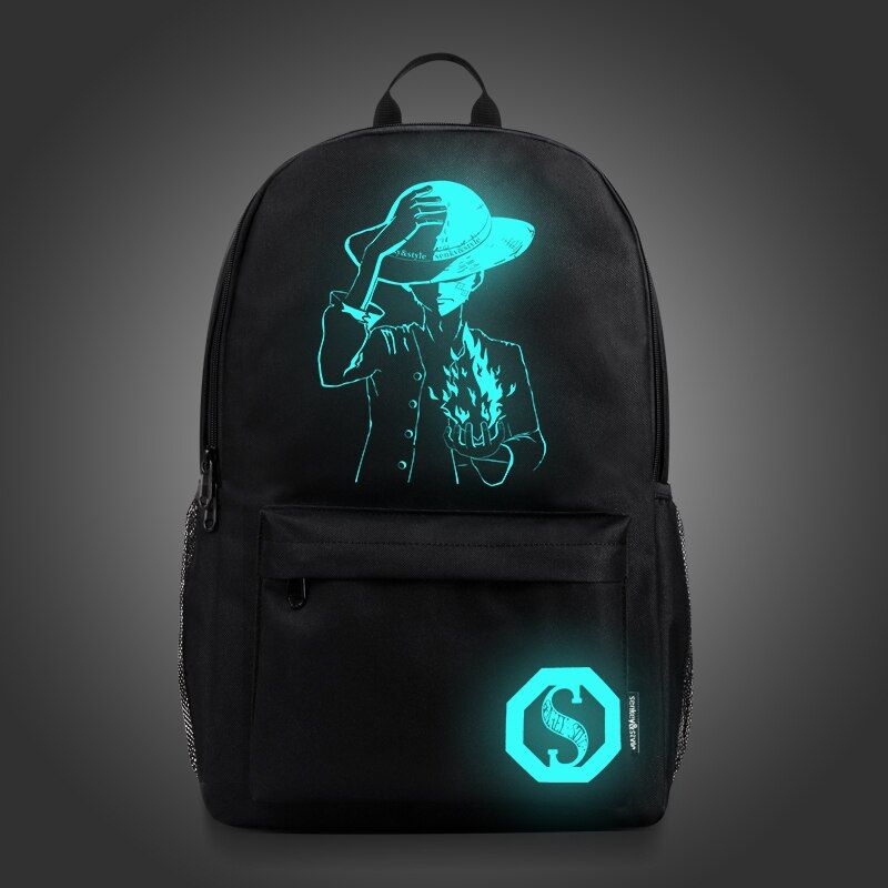 SenkeyStyle Luminous Teenagers School Bags Large Capacity Boy's School Backpack Girls Waterproof Traveling Men's Casual Bag