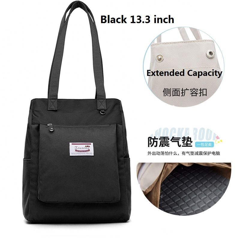 Women Shoulder Bag Shockproof Laptop Bag Canvas Handbag Laptop Sleeve 13.3 14 15.6 inch for MacBook Huawei Acer Lenovo