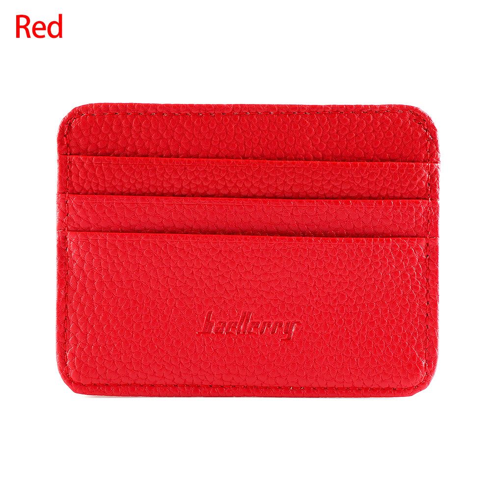 Fashion Men's Leather ID Credit Card Holder Wallet Coin Purse Business Slim Money Pocket Case Multi-card Card Holder