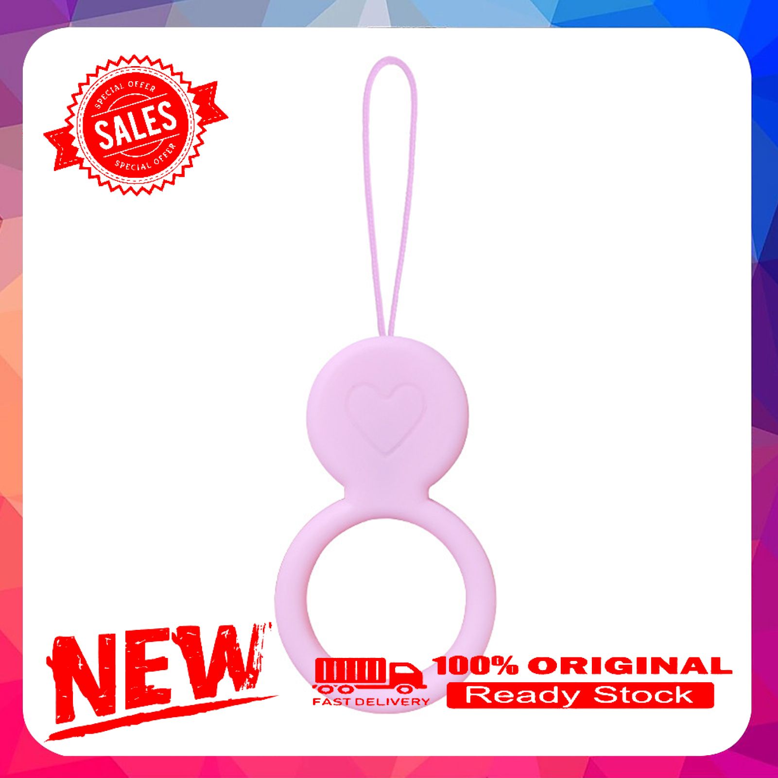 Ring Washable Detachable Silicone Portable Key Chain for U Disk