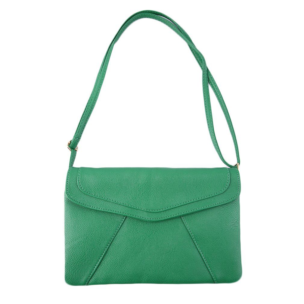 Womens PU Leather Crossbody Satchel Shoulder Handbag Messenger Bag