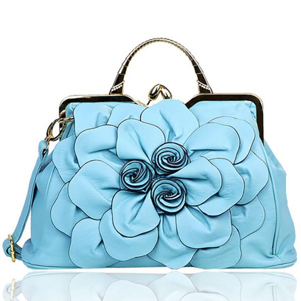 OIMG Brenice Women Elegant Handbag Floral Fashion Cosmetic Bag
