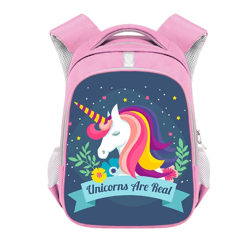 Anime Unicorn Backpack Girls Cartoon Kids Kindergarten Bag Rainbow Children School Bags Bookbag Kawaii School Backpacks Gift