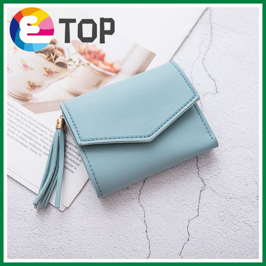 Korean style personalized wallet Ms. Xia portable tassel clutch bag