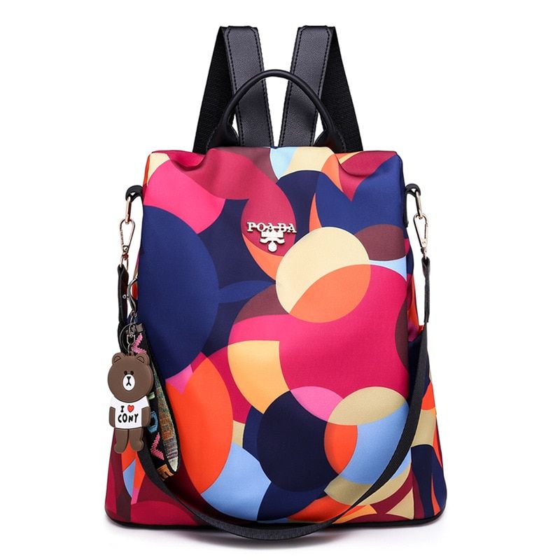 Aosbos Waterproof Oxford Women Backpack Fashion Anti-theft Women Backpacks Print School Bag High Quality Large Capacity Backpack