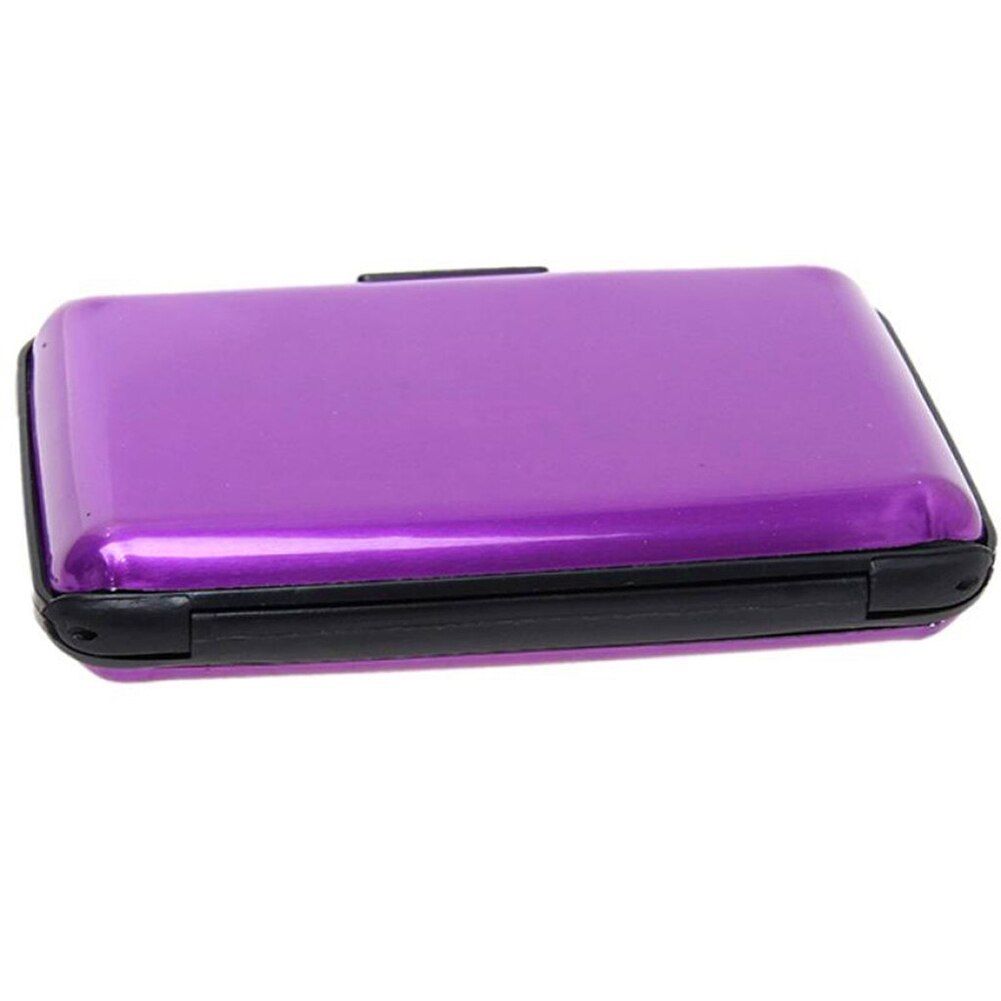 ly Aluminum Metal Wallet Business ID Credit Card Case Holder Anti RFID Scanning Card for Men and Women