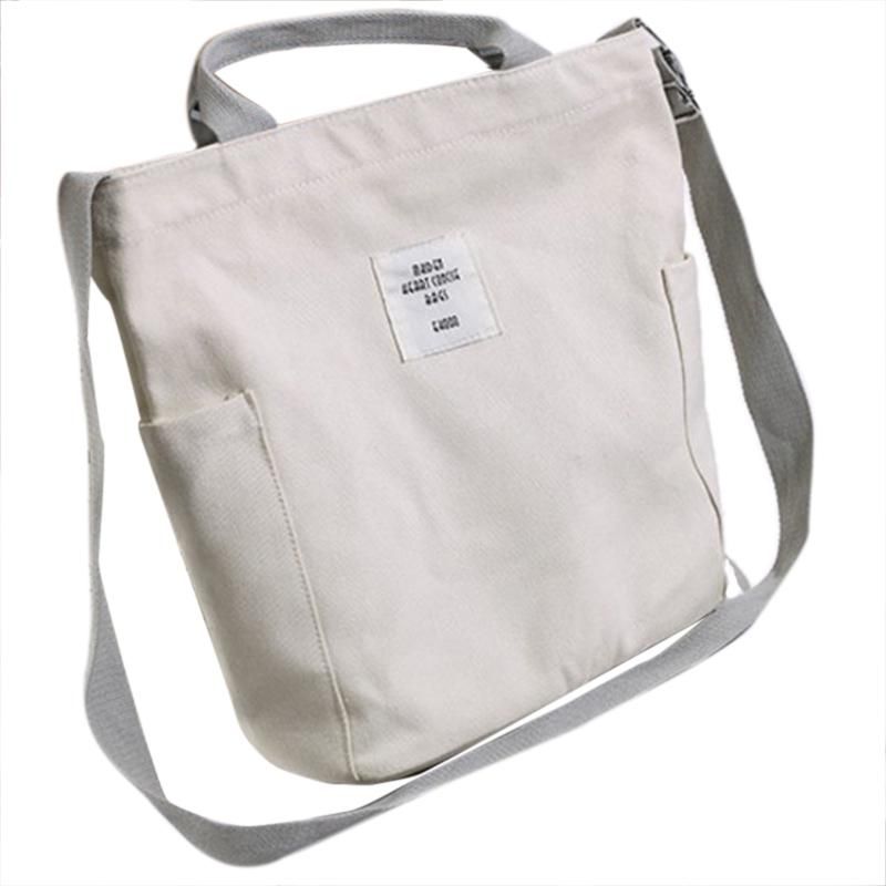 Women Fashion Casual Canvas Multifunctional Messenger Bag Ladies Shoulder Bags Bookbag Large Shopping Bag Tote