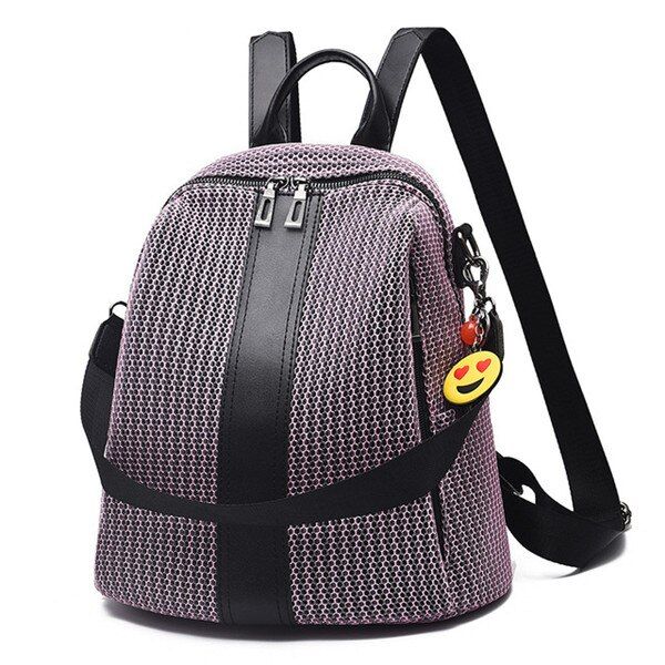 QINRANGUIO Women Backpack 2020 Fashion Nylon Backpack Women 4 Colors School Bags for Teenage Girls Anti Theft Backpack Female