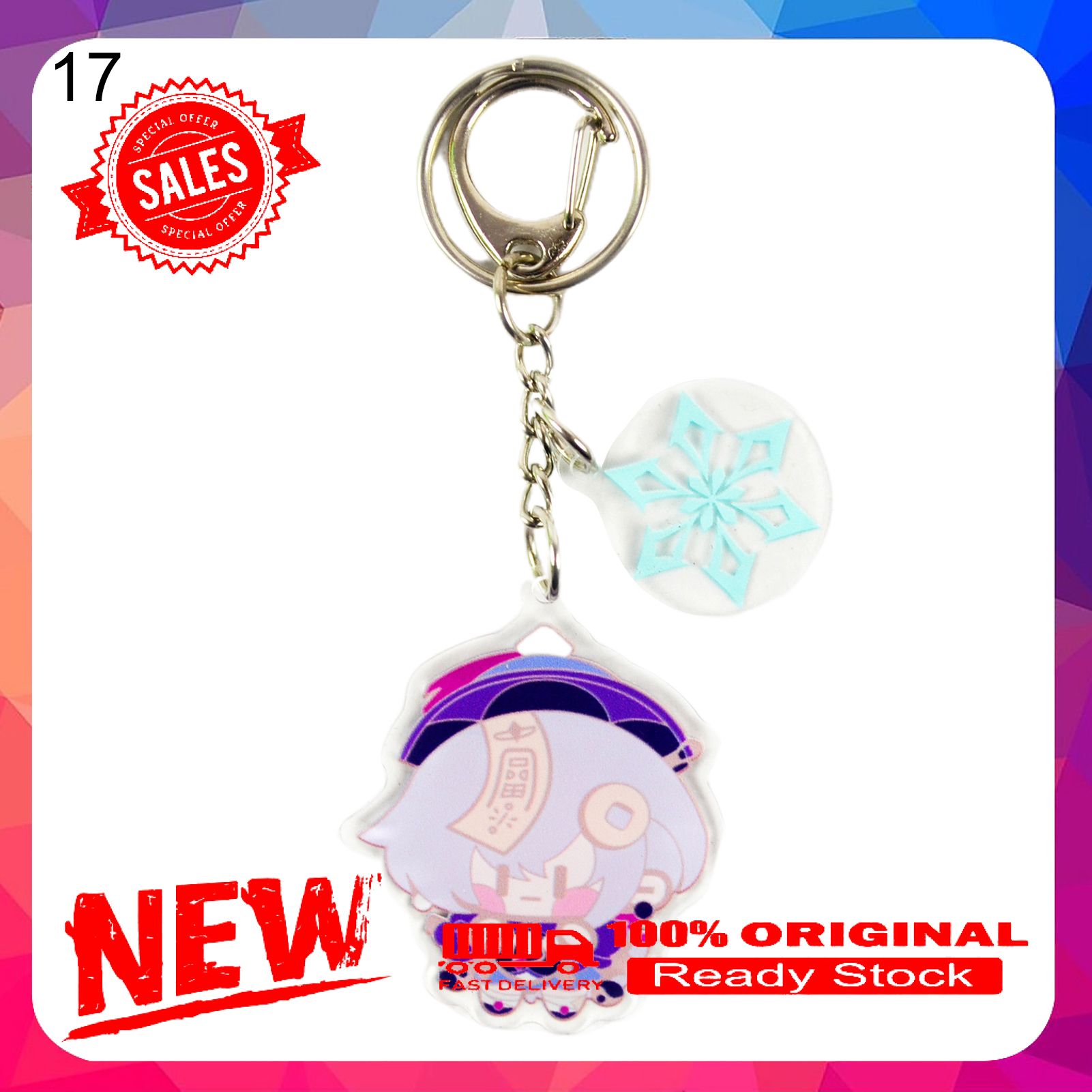 Exquisite Keychain Decor Anime Cartoon Keyring Bag Pendant For  Decoration