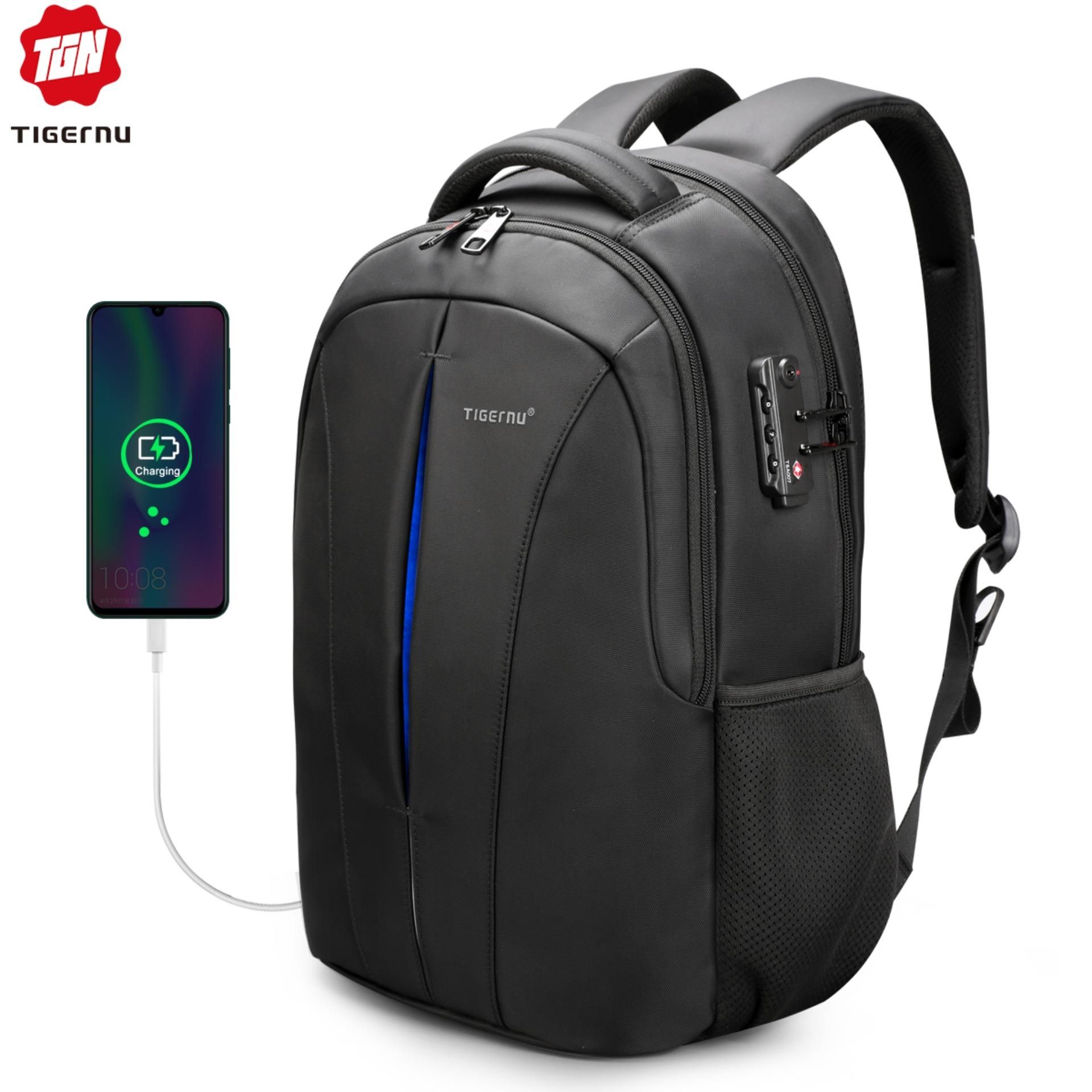Tigernu Brand Splash Proof 15.6Inch Laptop Backpack No Key Tsa Anti Theft Men Backpacks Travel Teenage Backpack Bag Women Male