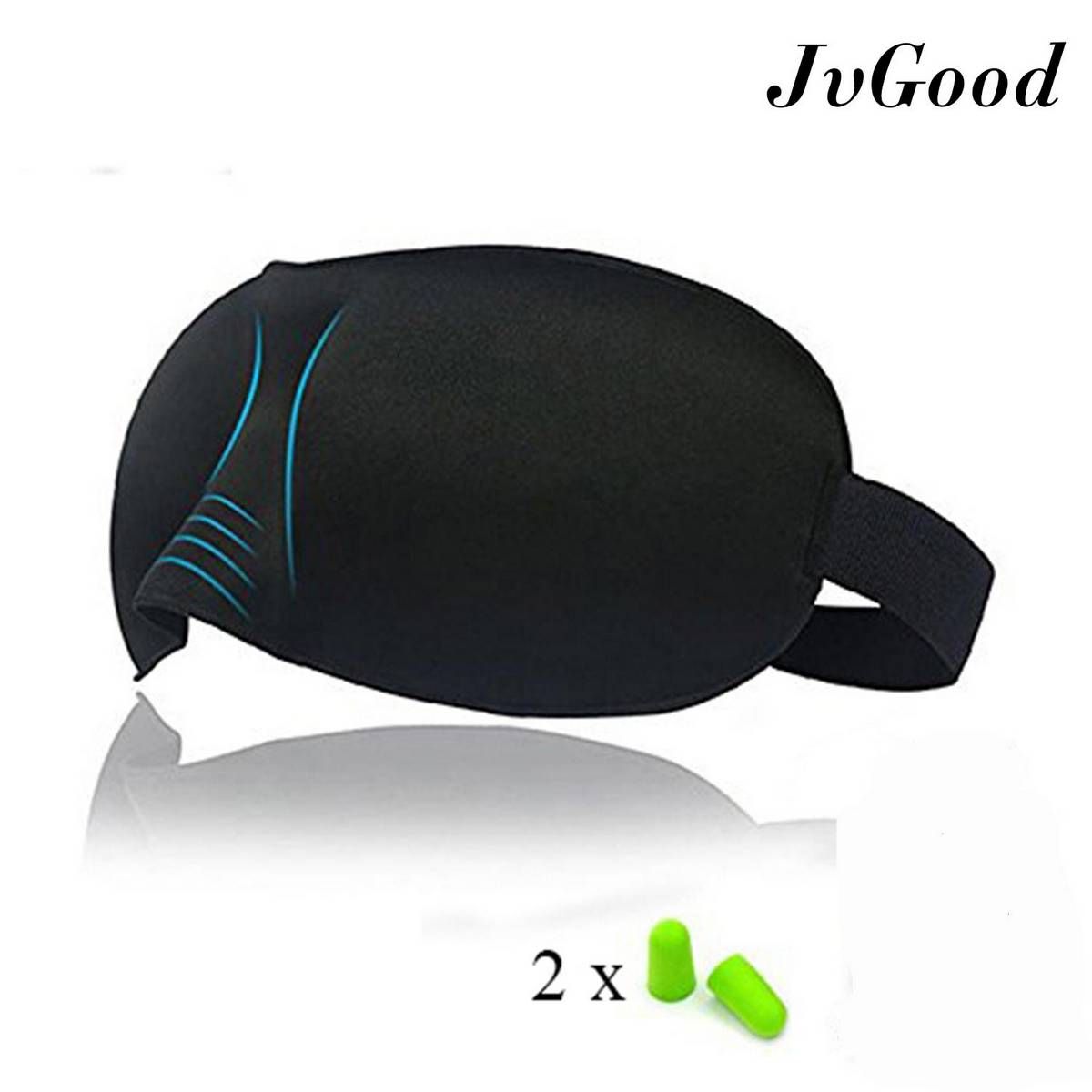 3D Sleep Cover Lightweight and Comfortable Sleeping Eyes Shield Cover Shade Cover for Travel Nap Meditation sleep helper for Men & Women with 4 Earplugs