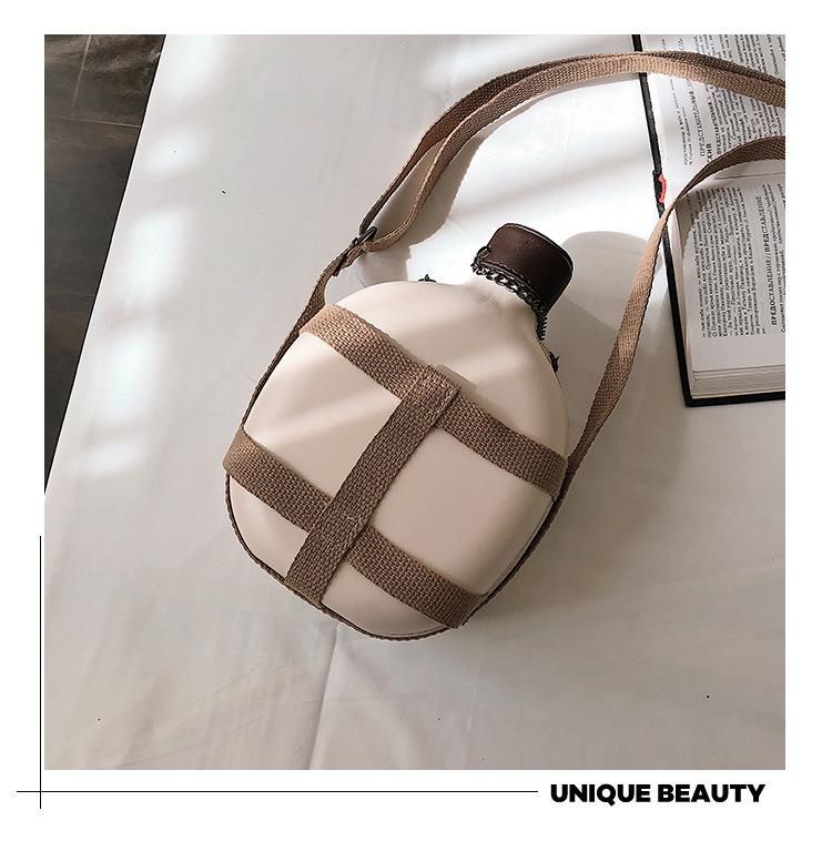 Personality Kettle Style Pu Leather Casual Shoulder Bag Vintage Tote Crossbody Mini Messenger Bag Clutch Bag Women Purse Flap