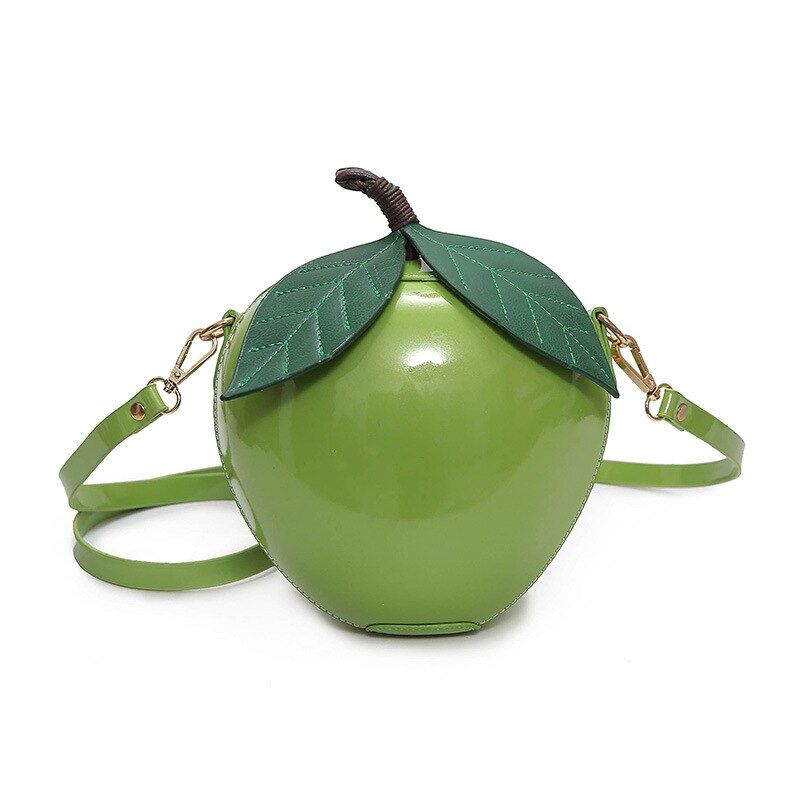 2021 New Women Crossbody Bags Lady Fashion Female Messenger Bags Leaves Bags Red Apple Mini Bag  for Teenager Girls