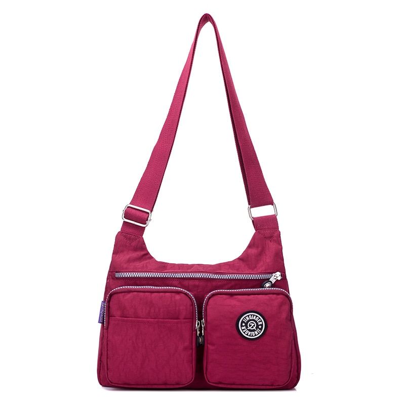 Fashion Mini Shoulder Bags Multi Zipper Pocket Women Small  Messenger Crossbody Bag Ladies Satchel Handbag Cellphone Pouch
