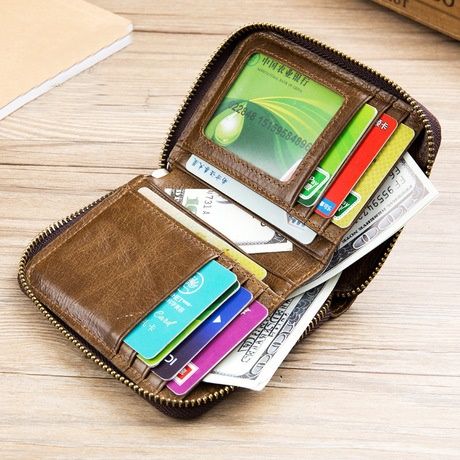 Leather Front Pocket Wallet/card holder For Men