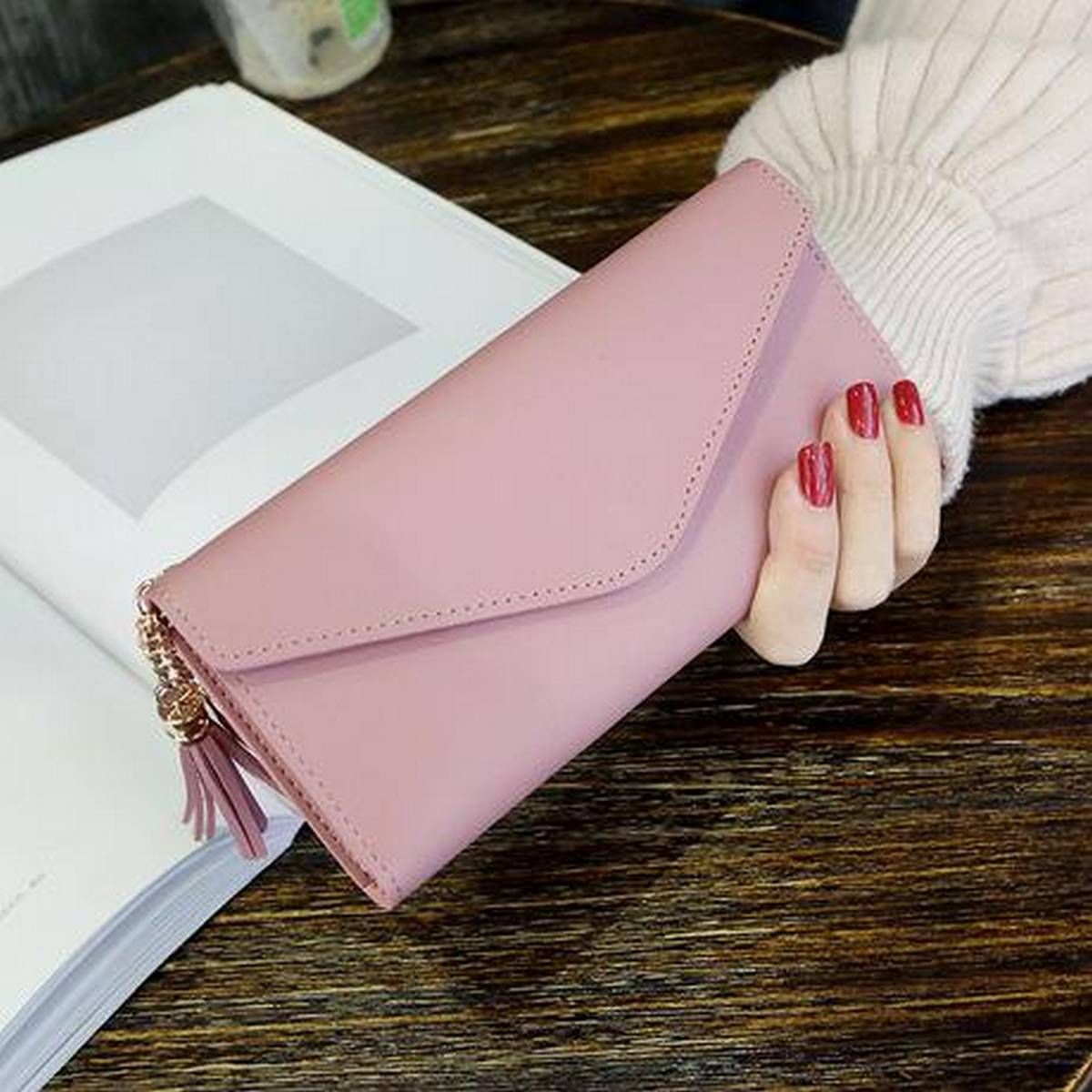 Simple Female Short Purses Girls Credit Card Wallet