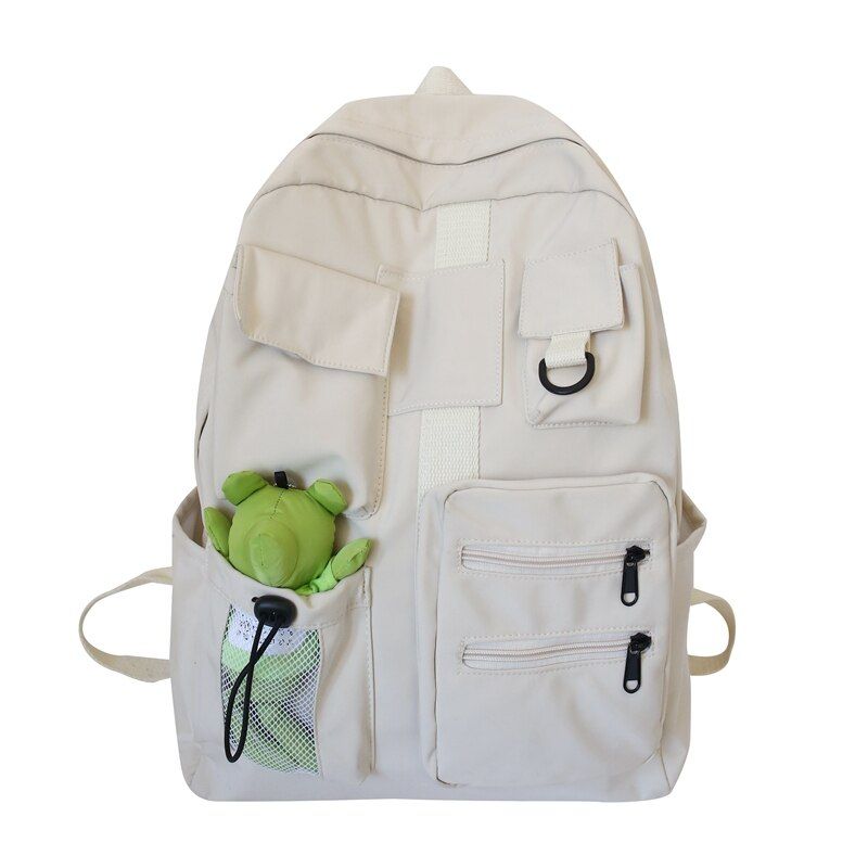 DCIMOR multi-pocket Waterproof nylon Women Backpack Female large capacity School bag for Teenage girls Travel bag Preppy Mochila