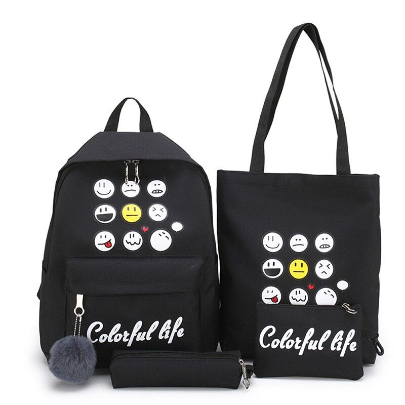 Women Bags Female Fashion Casual Canvas Travel Backpacks Teenagers Girls Leisure Large Shoulder School Book Bags2020
