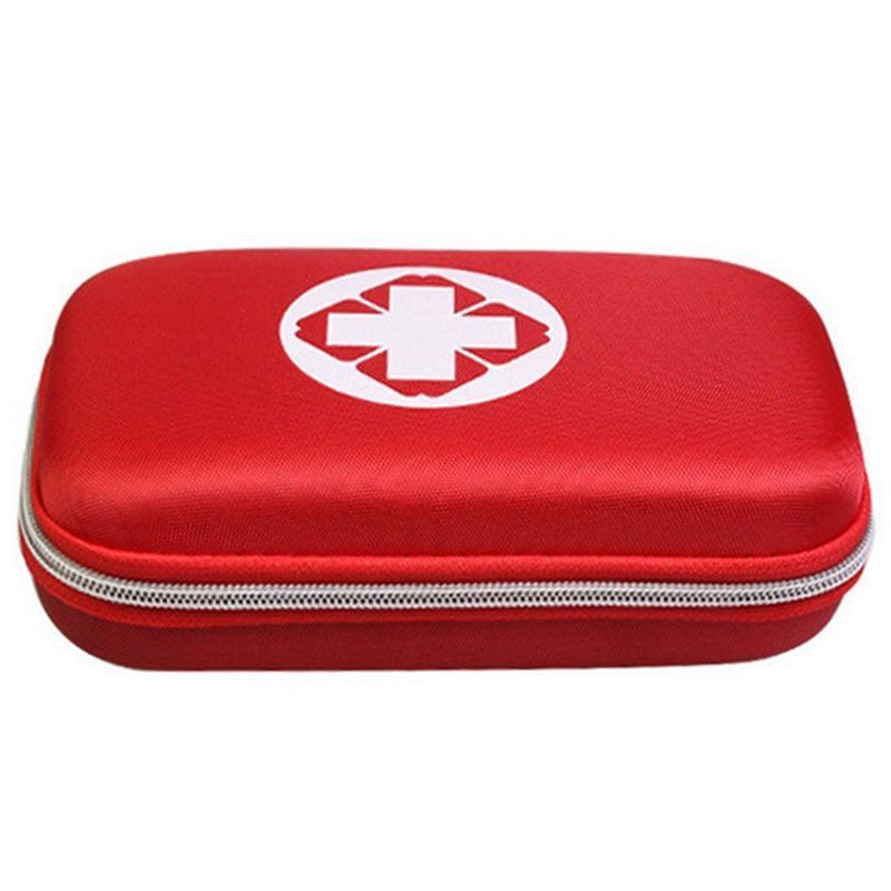 First Aid Pouch Box, Empty Waterproof  Storage Bag Portable Package Survival  Pills Pocket Container Perfect for Home Car Travel Outdoor