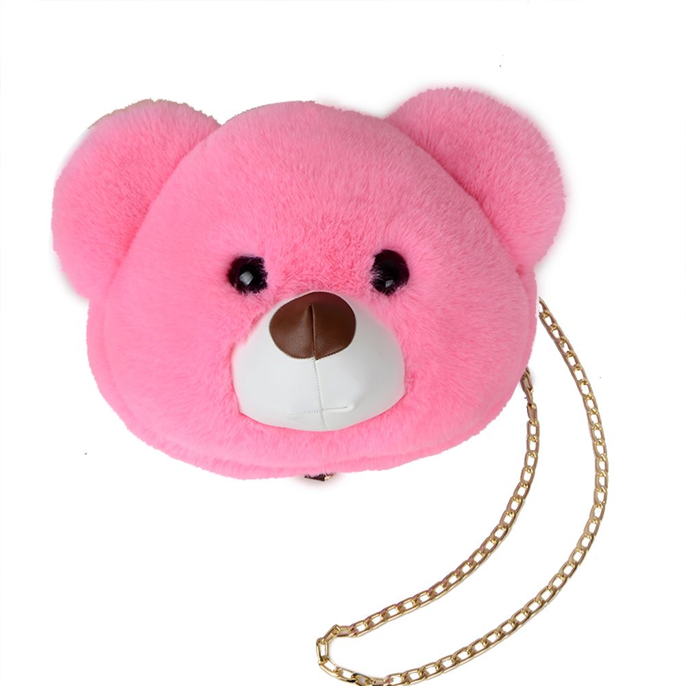 Yfashion Women Cute Plush Fashion Cartoon Bear Single Shoulder Bag