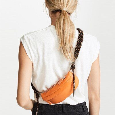 Women Chest Bags Fashion Weaving Belt Messenger Bag Casual PU Leather Sling Bag Female Zipper Phone Wallet Waist Packs